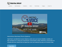 Tablet Screenshot of digitalwest.com
